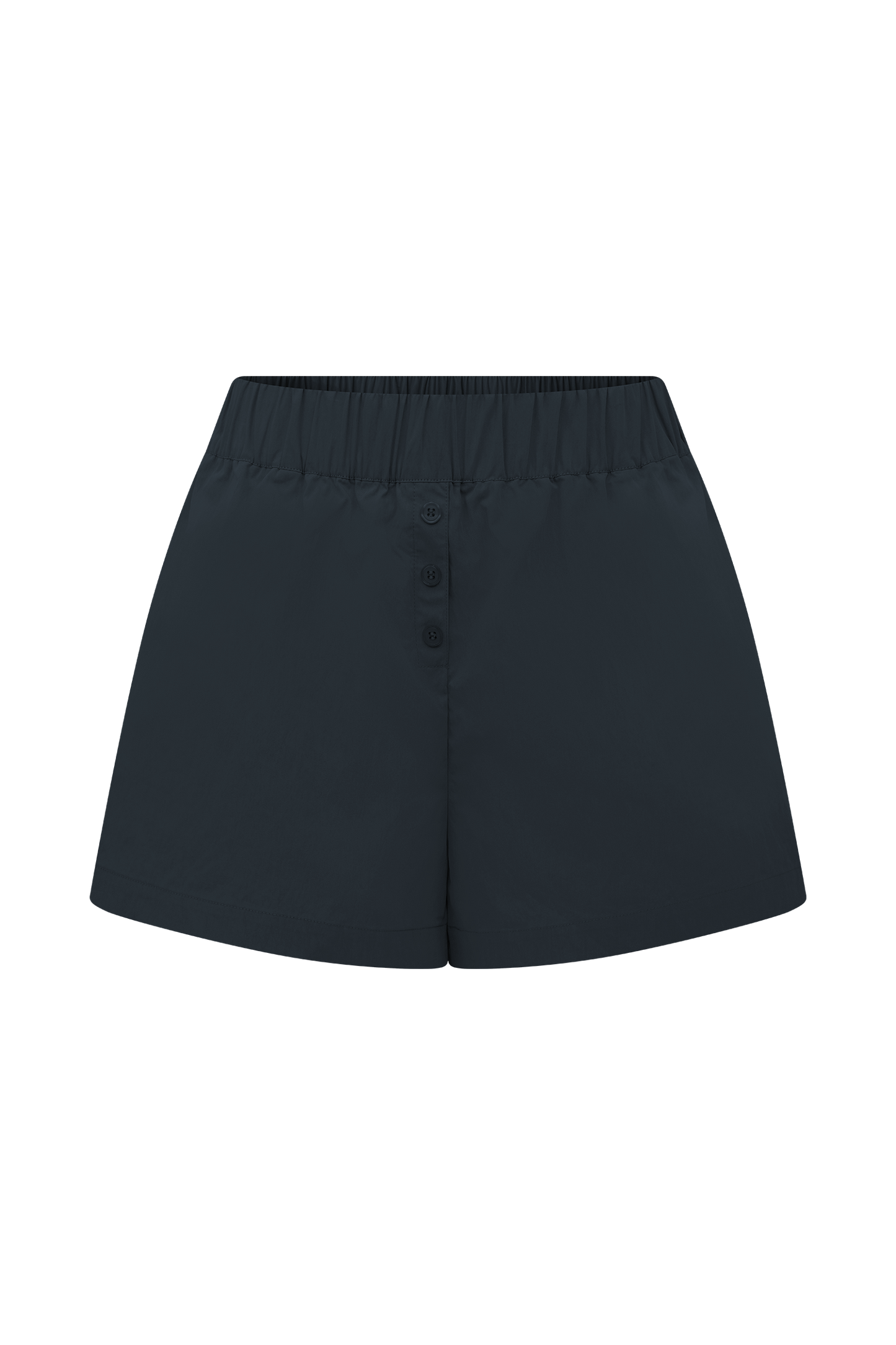 Shorts décontractés en coton Johanna - Bleu marine