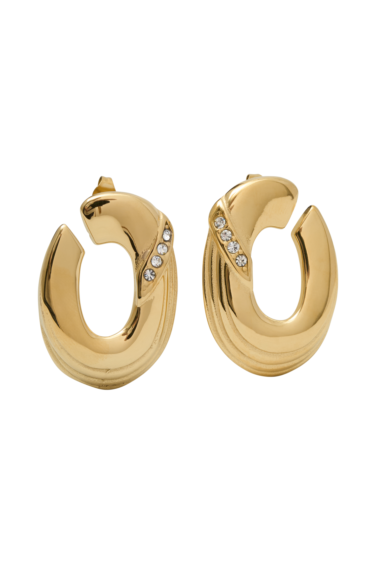 Boucles d'oreilles créoles Lennon - Or