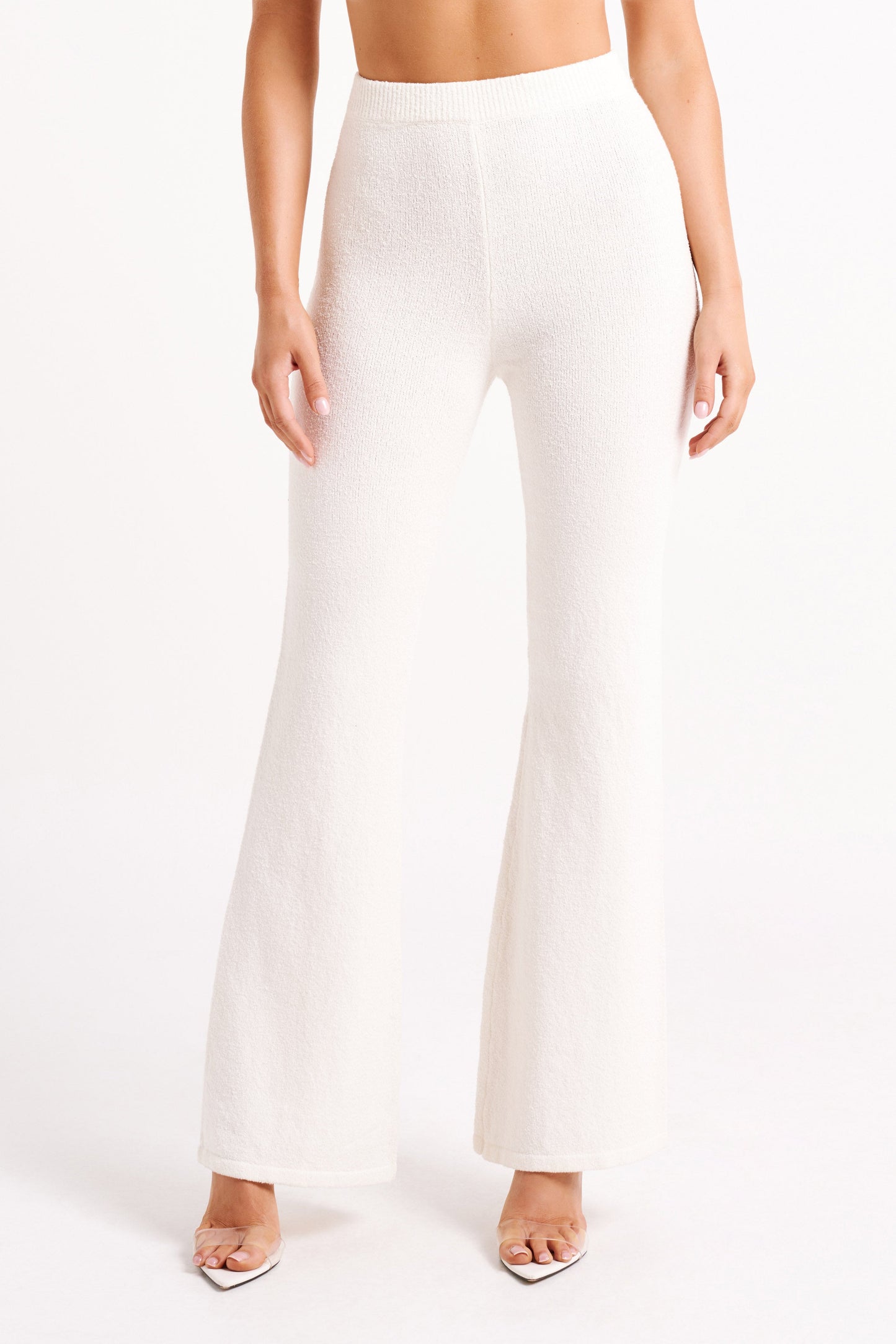 Pantalon en Tricot Angelina - Ivoire
