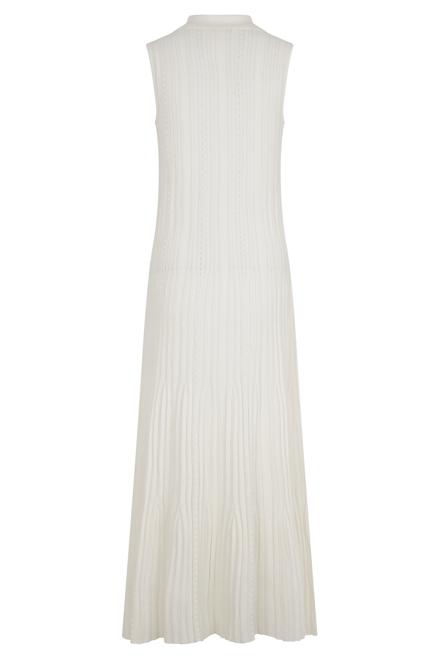 Robe mi-longue en jersey sans manches Margie - Blanc