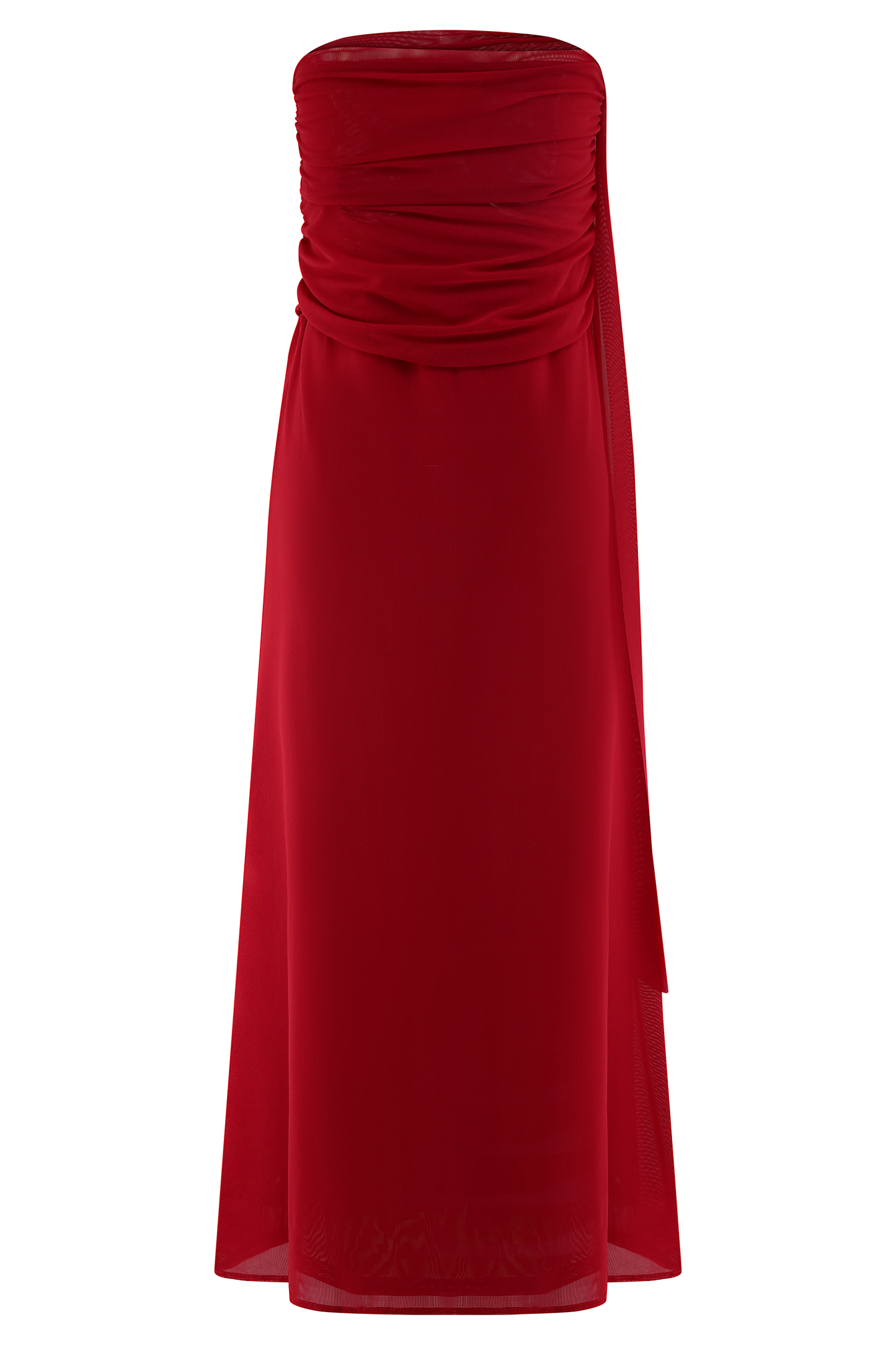 Jupe Maxi en Maille Arna - Rubis