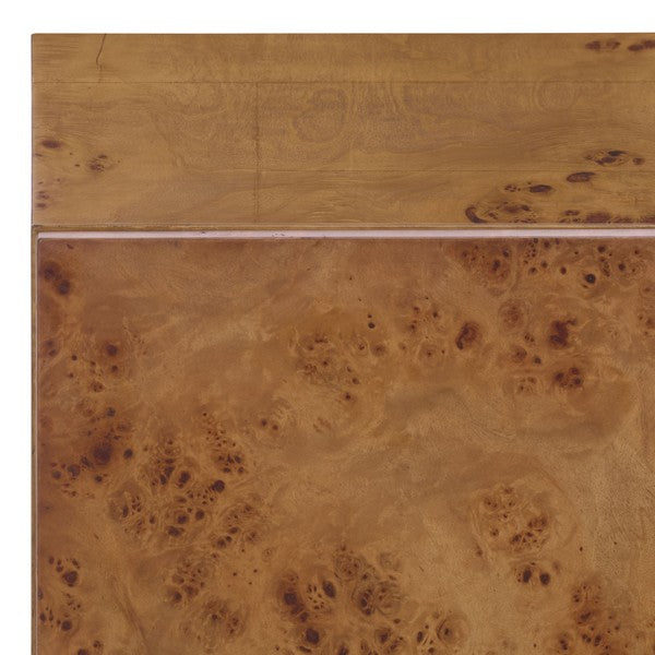 Table de chevet en bois de Tahan, couleur naturelle