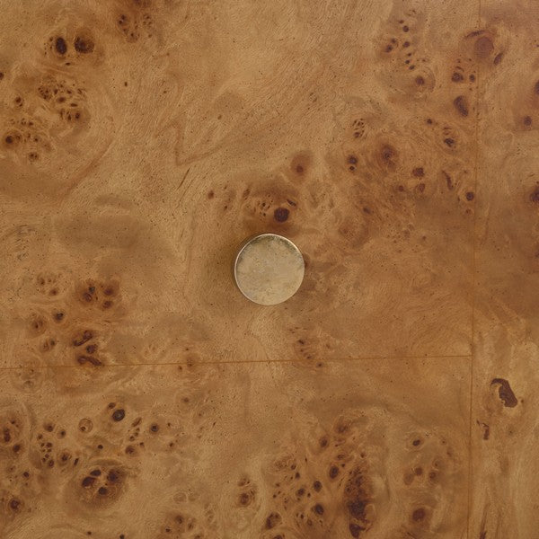 Table de chevet en bois de Tahan, couleur naturelle