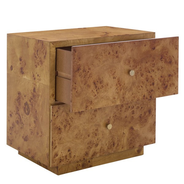 Table de chevet en bois de Tahan, couleur naturelle