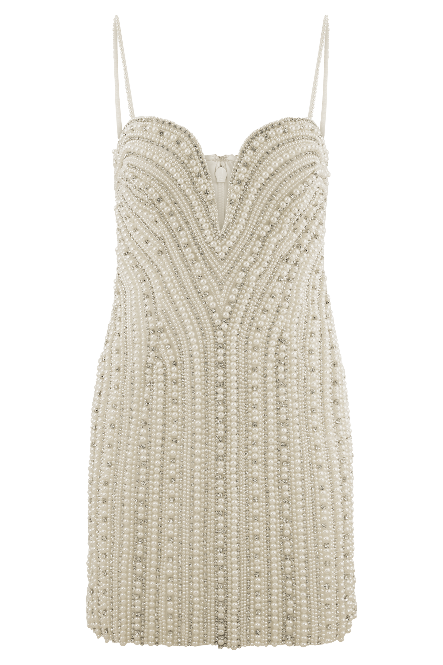Mini-robe Naveena Ornée - Argent