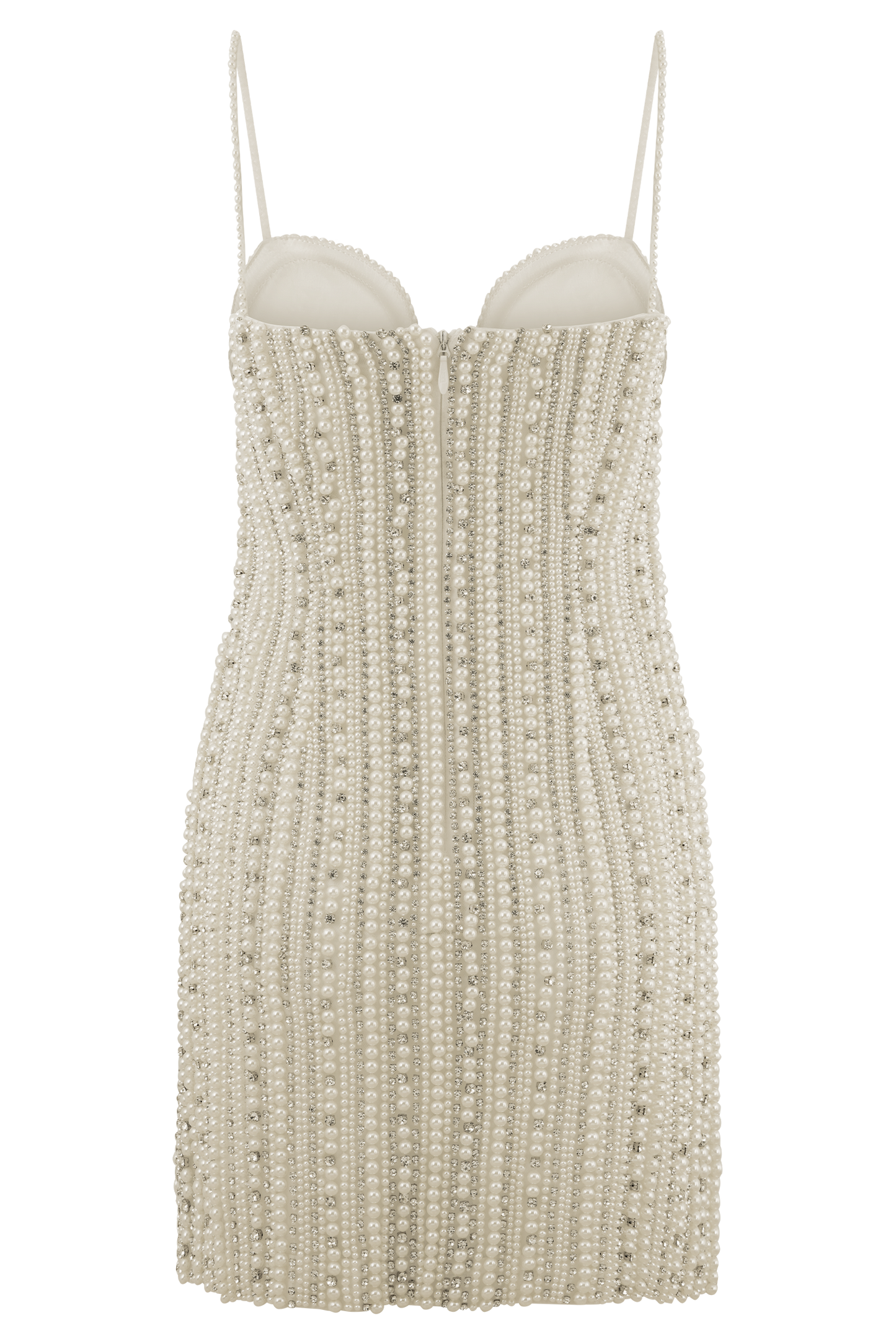 Mini-robe Naveena Ornée - Argent