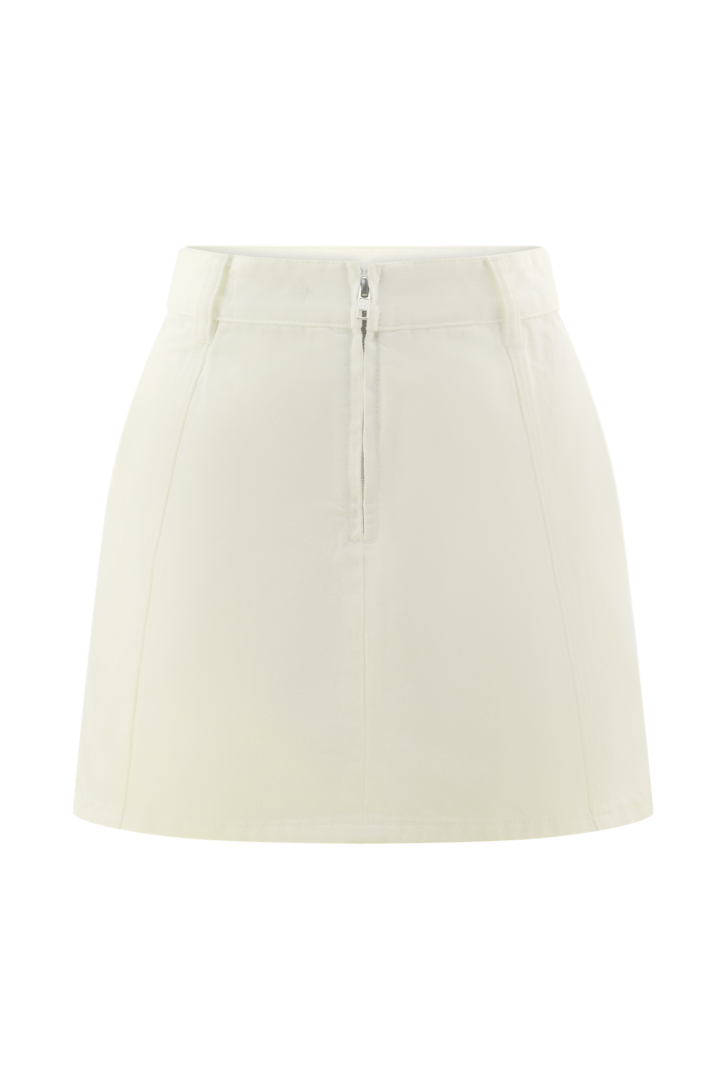 Rosalyn Mini-jupe-short en jean - Blanc