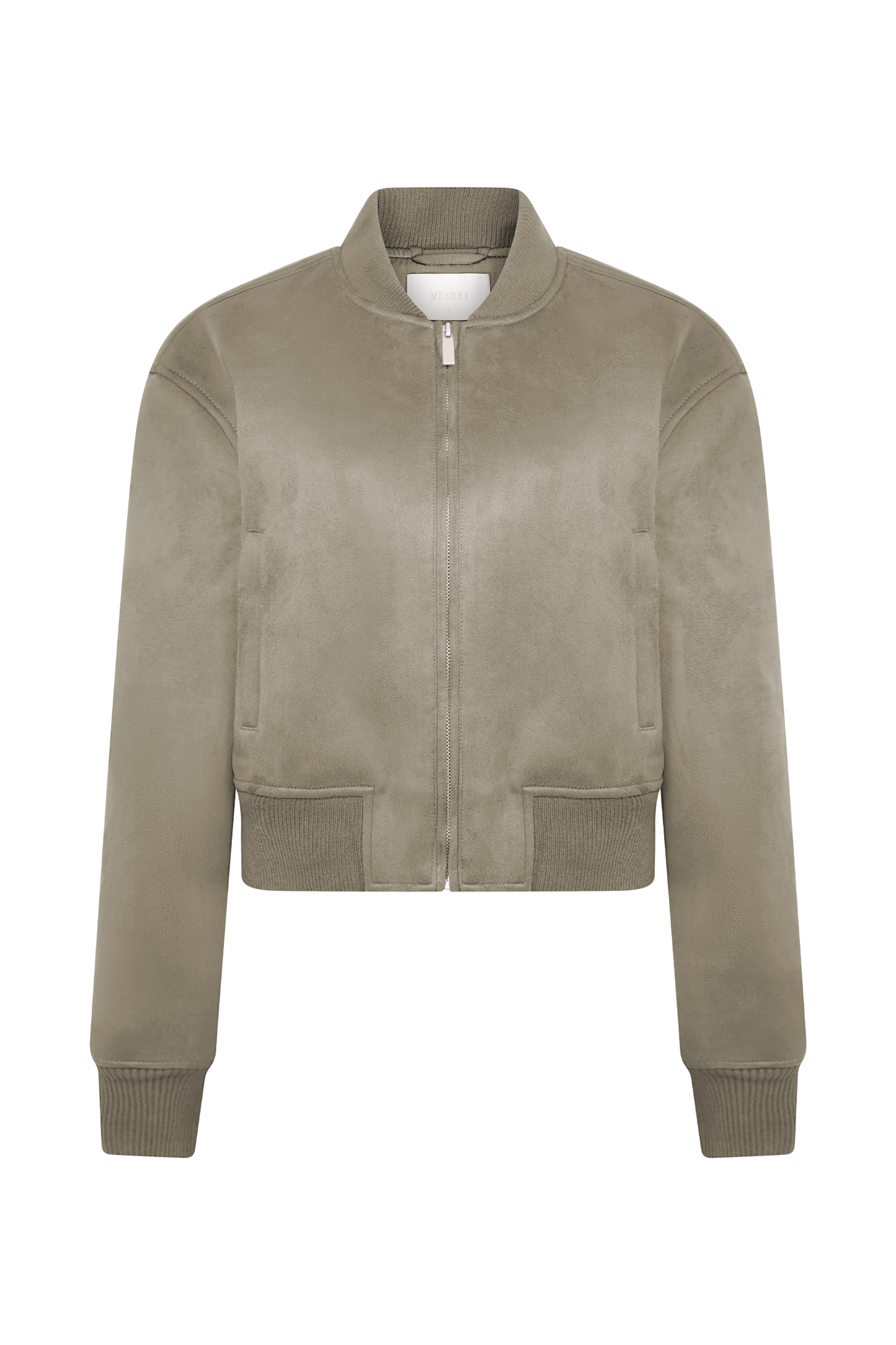 Bomber en daim Rudy - Sable