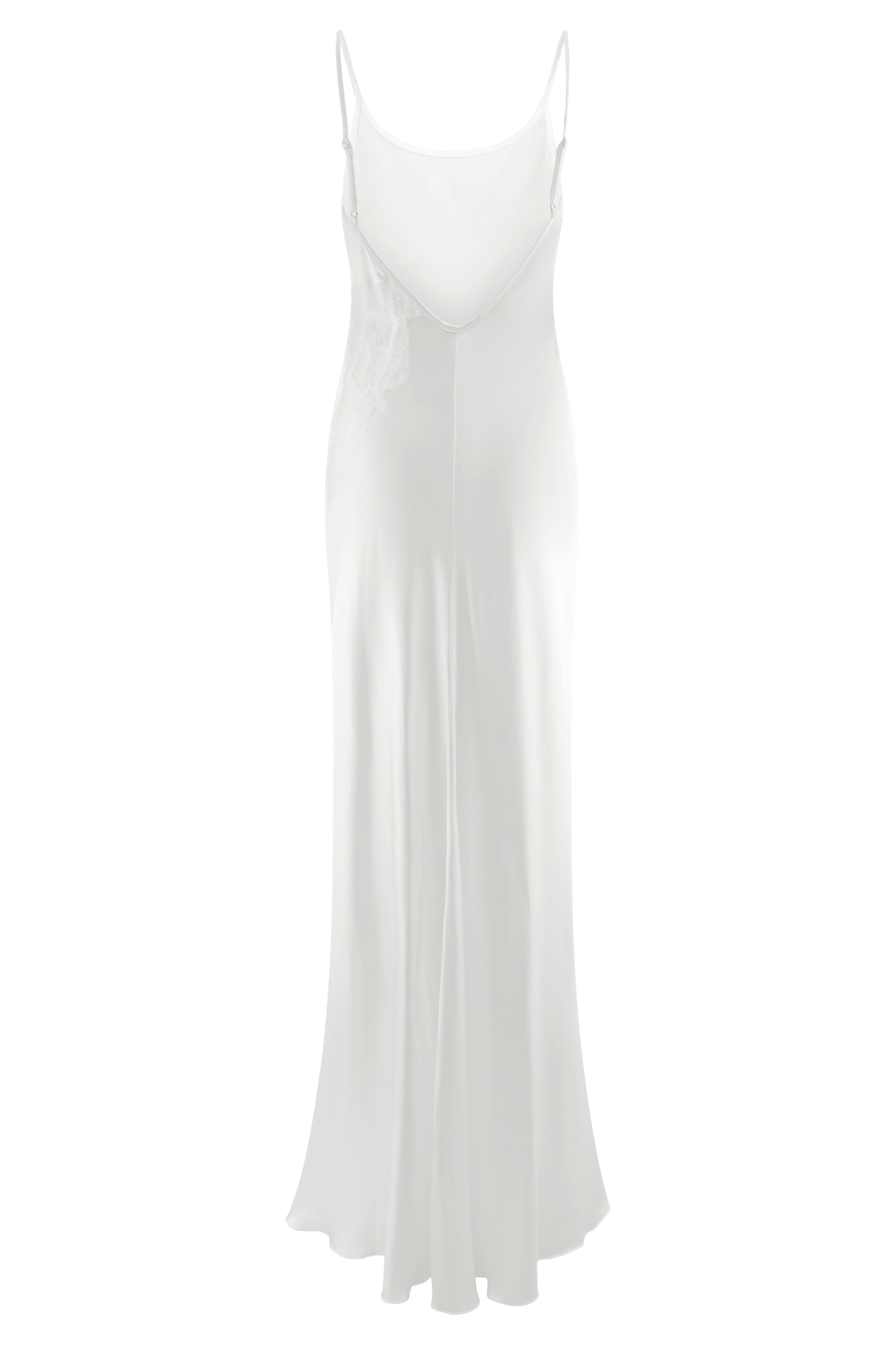 Robe Maxi en Satin Saylor - Ivoire