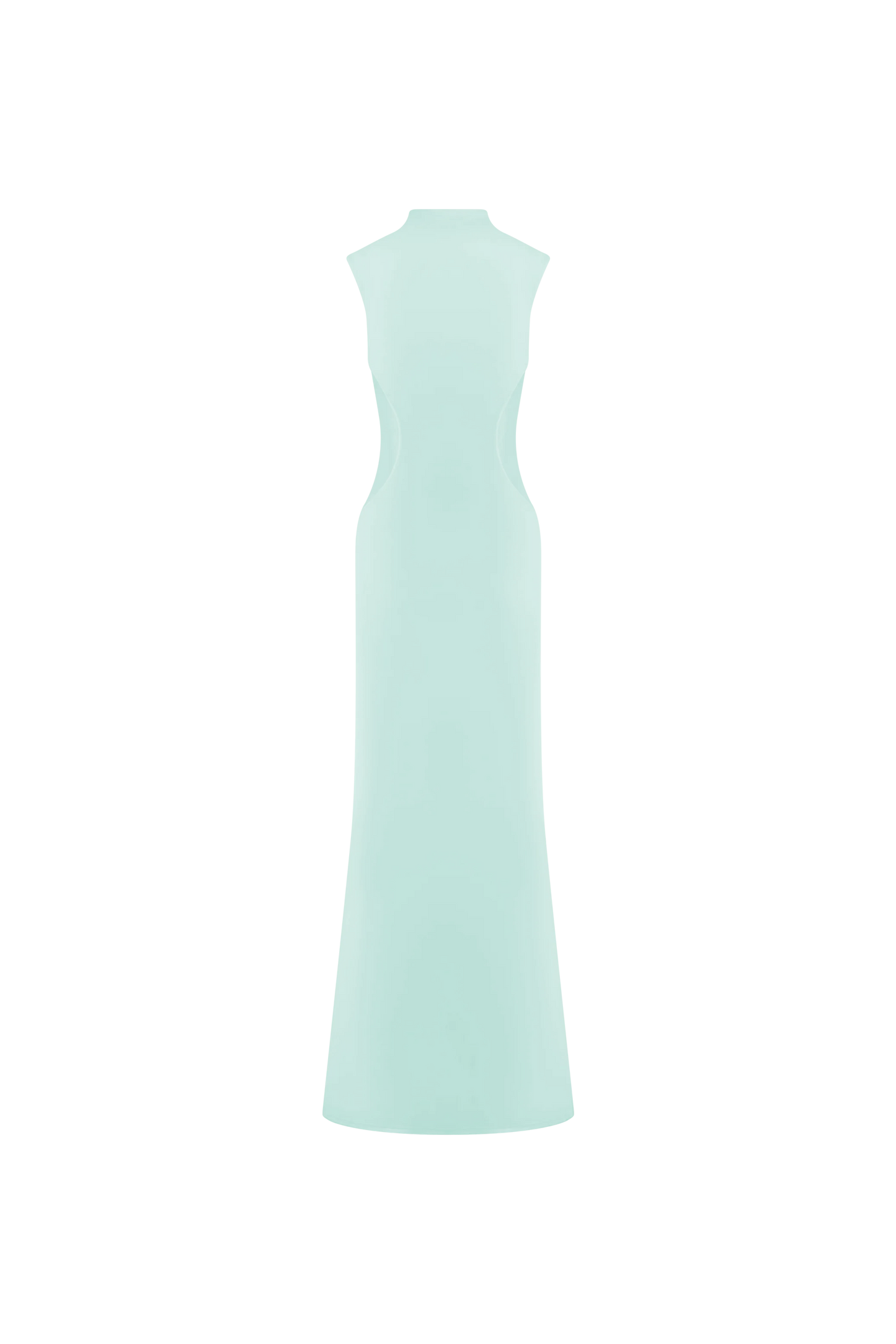 Robe Maxi Massie en Jersey et Maille - Lagoon