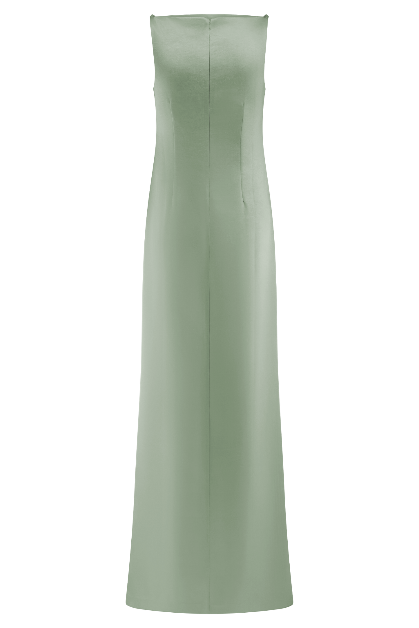 Robe maxi en satin violet sans manches - SAGE