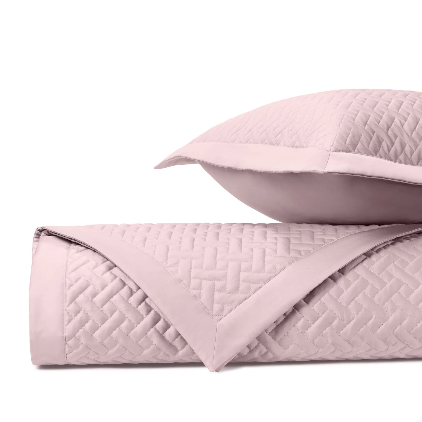 Couvre-lit matelassé en toile de panier