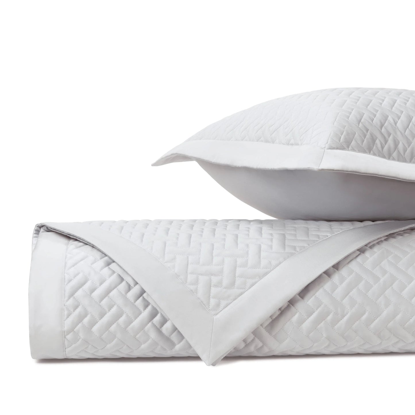 Ensemble de couvre-lit matelassé en toile de jute (euro)