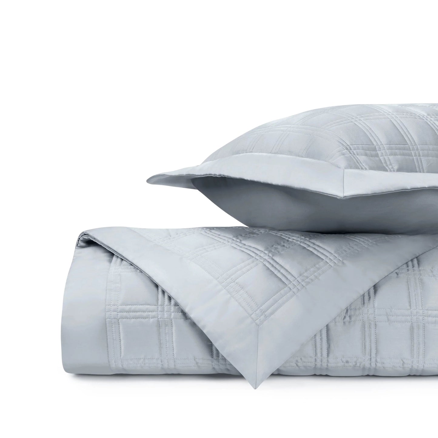 Couvre-lit matelassé en blocs