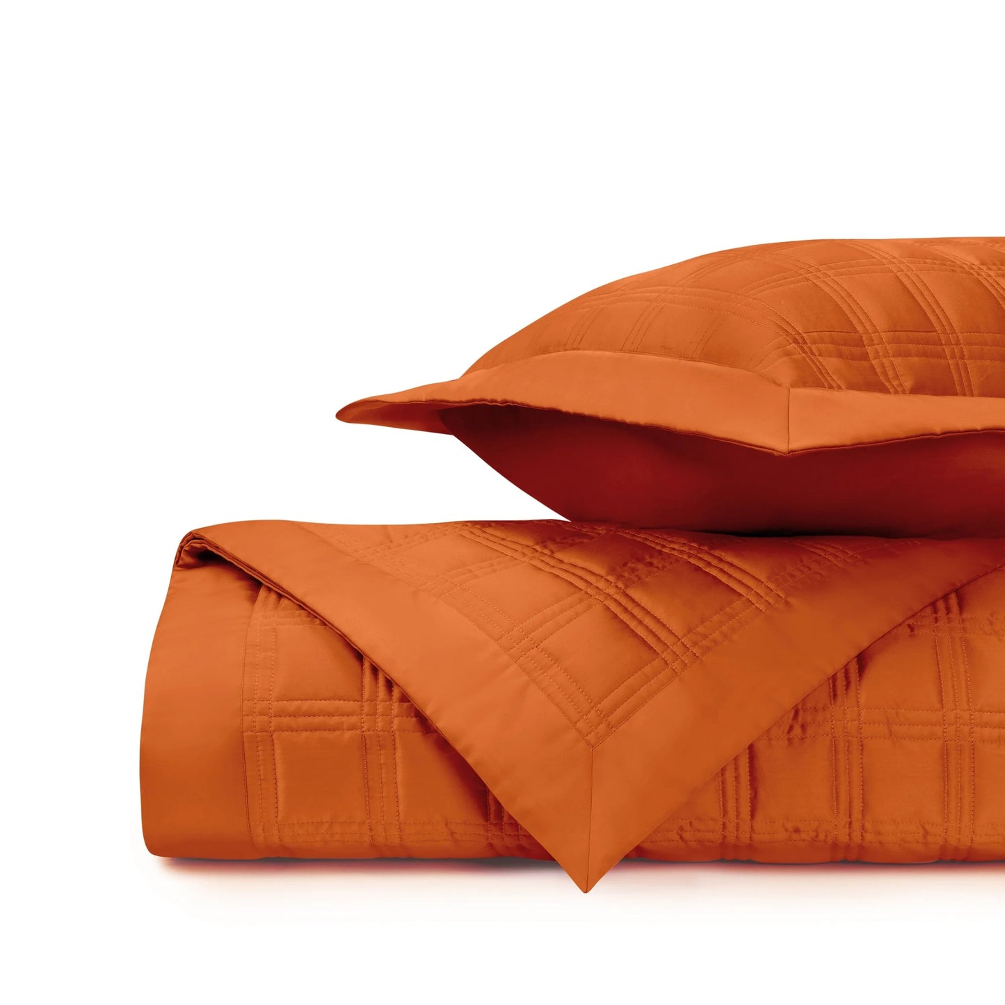 Couvre-lit matelassé en blocs