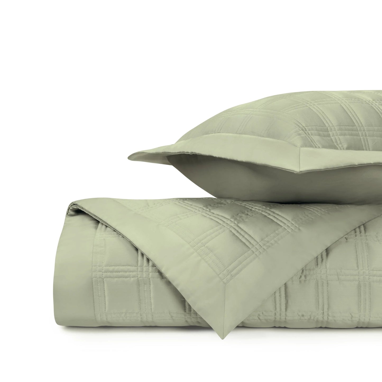 Couvre-lit matelassé en blocs