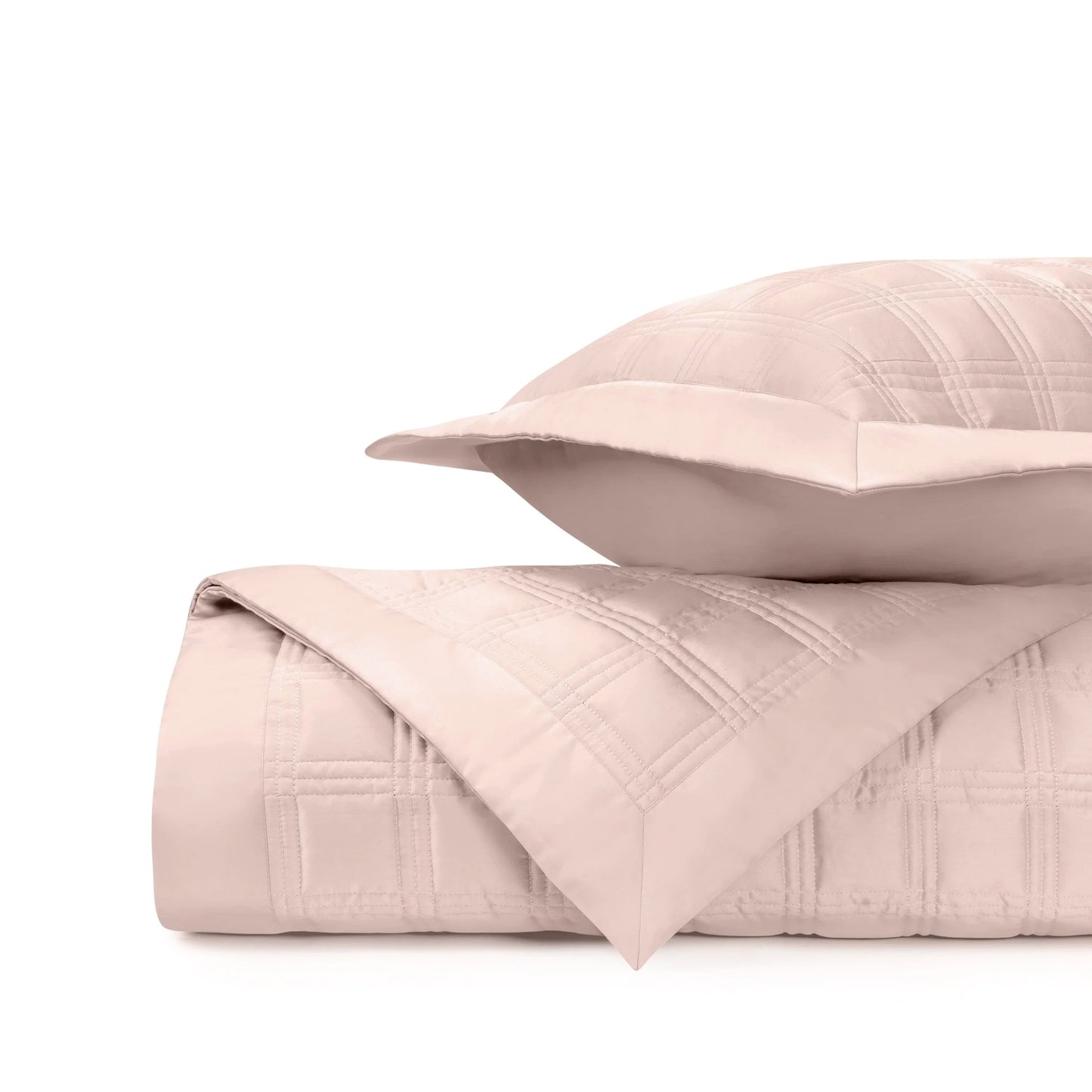 Couvre-lit matelassé en blocs