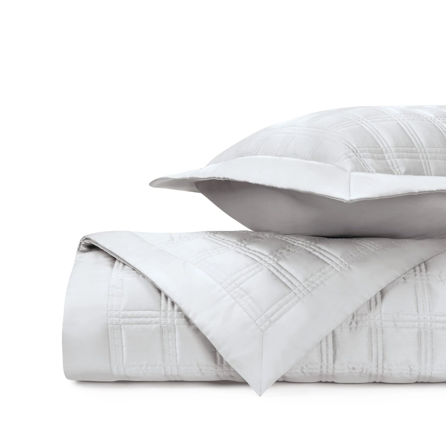Couvre-lit matelassé en blocs