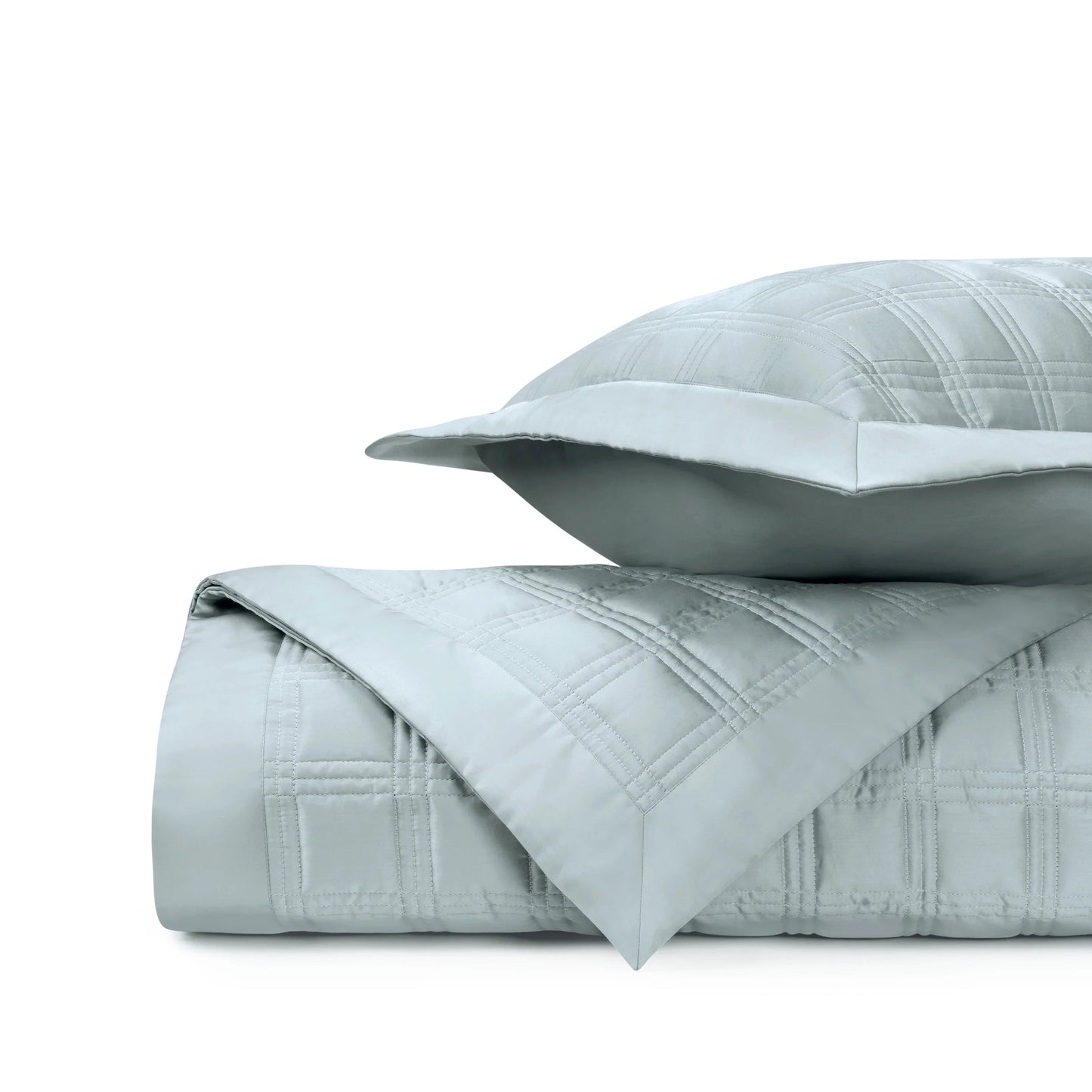 Couvre-lit matelassé en blocs