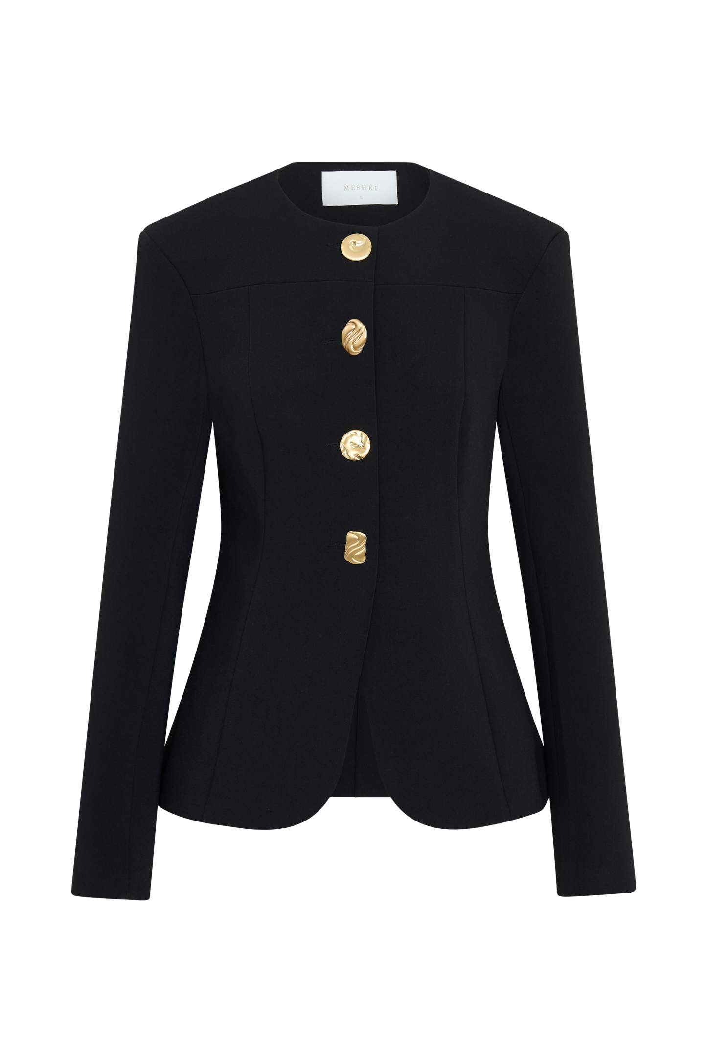 Blazer à boutons mixtes Asia - Noir
