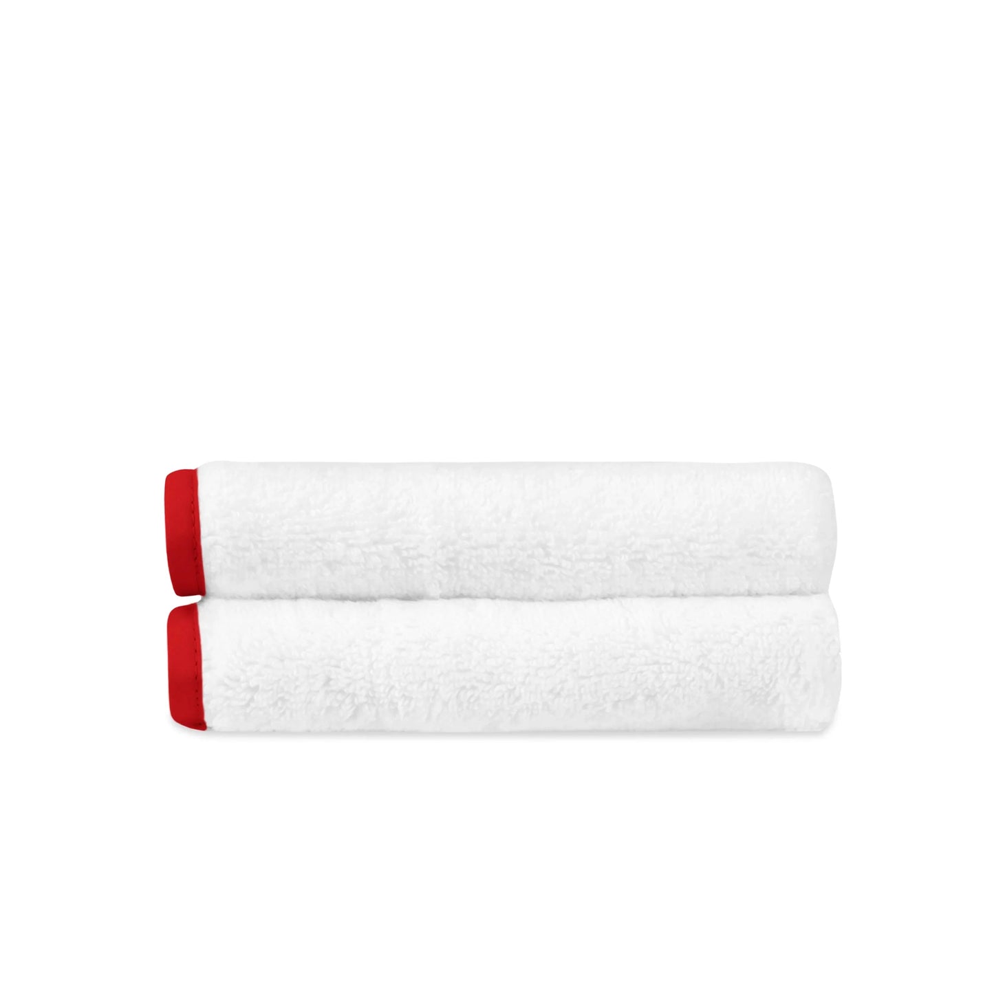 Serviette de toilette à rubans