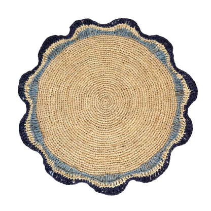Set de table en raphia « Pinwheel » Garden Party, lot de 2, 4 et 6