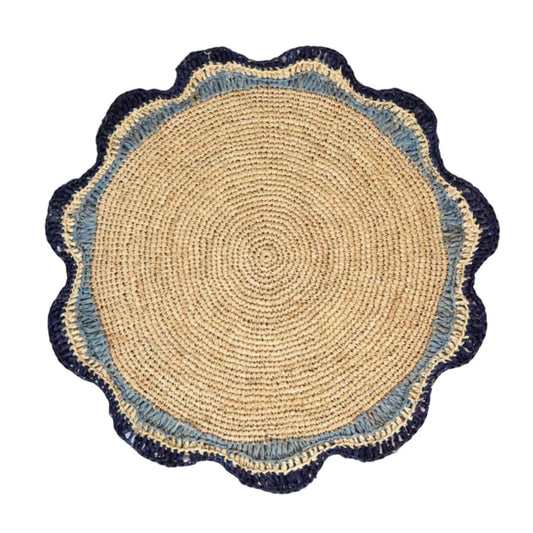 Set de table en raphia « Pinwheel » Garden Party, lot de 2, 4 et 6