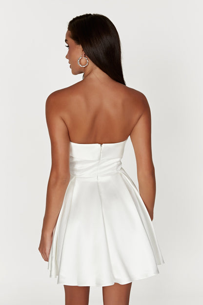 Robe mini Eileen - Blanche