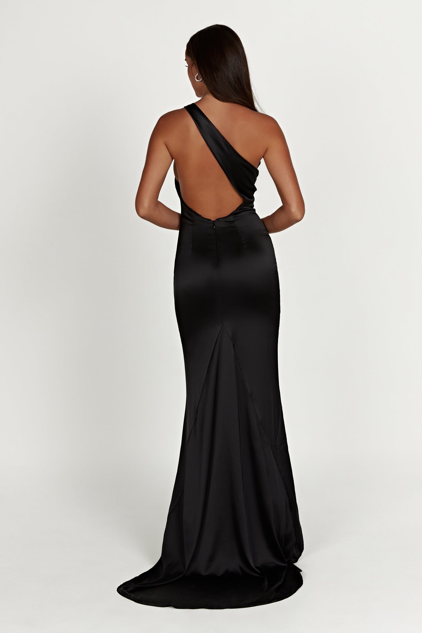 Harper Robe à une épaule - Noir