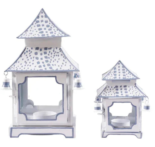 Lanterne Pagode Bleu Français (4 Tailles)