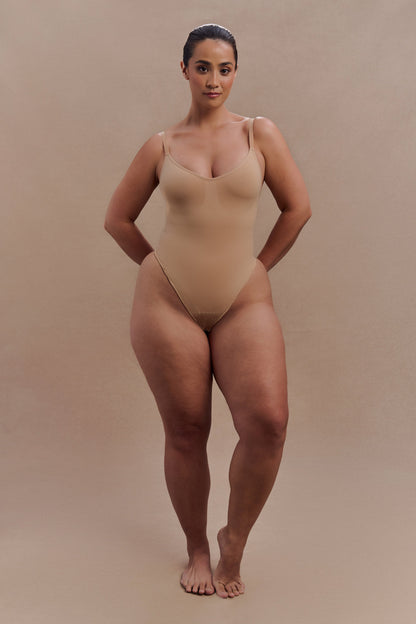 Body gainant sans dos Alyssa - Beige