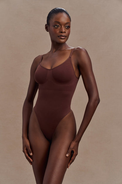 Body gainant sans dos Alyssa - Espresso