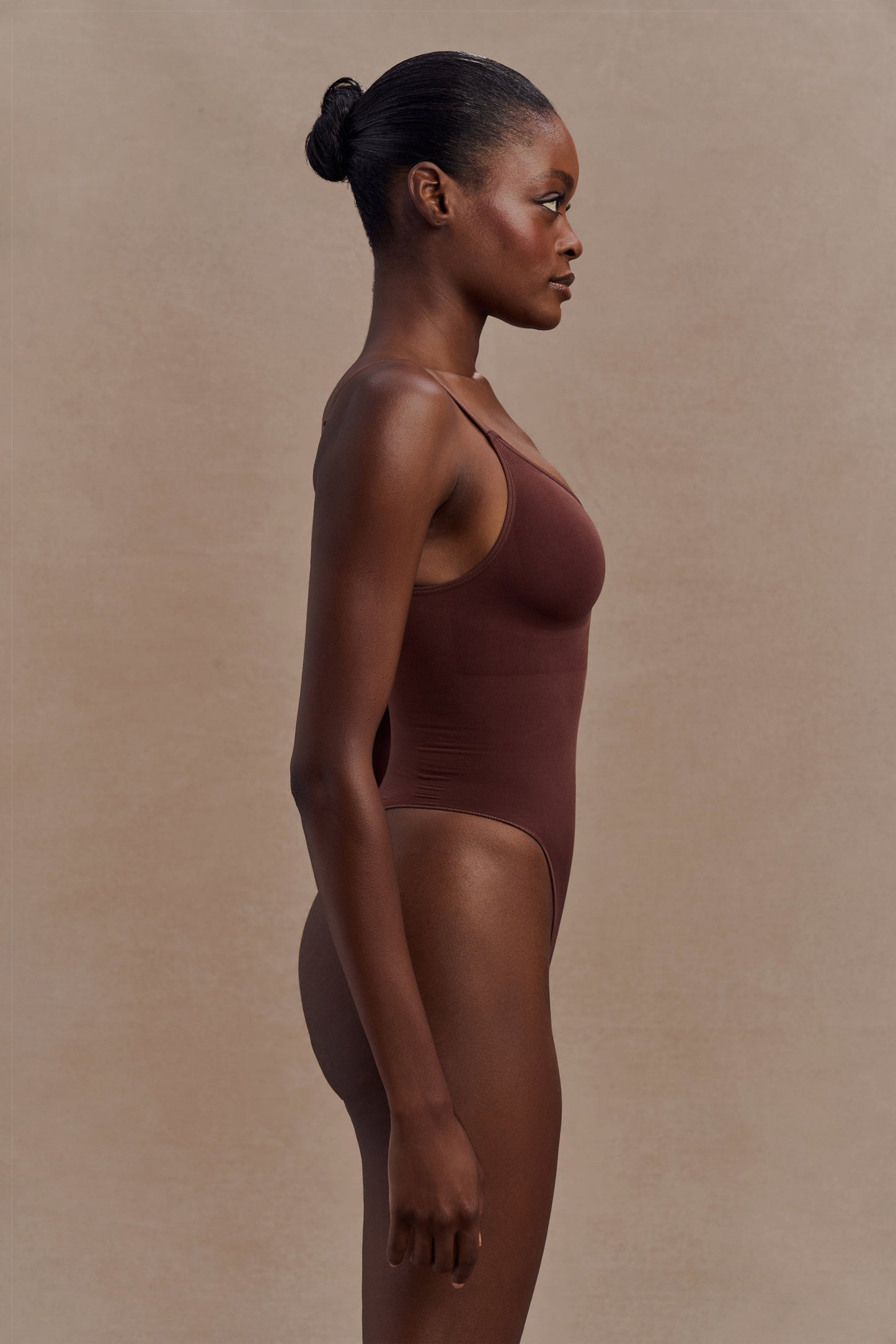 Body gainant sans dos Alyssa - Espresso