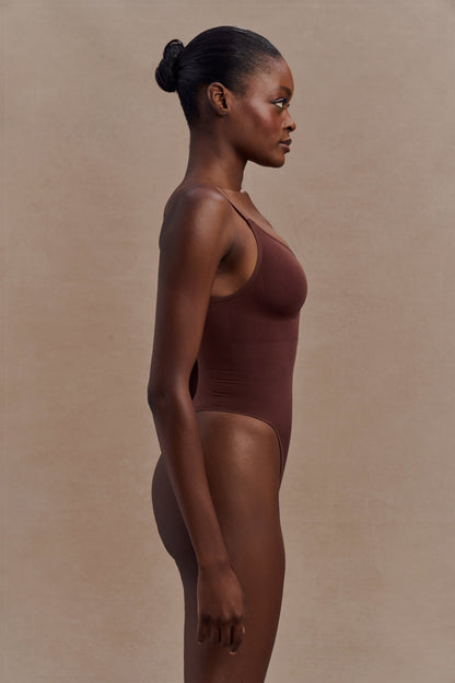 Body gainant sans dos Alyssa - Espresso