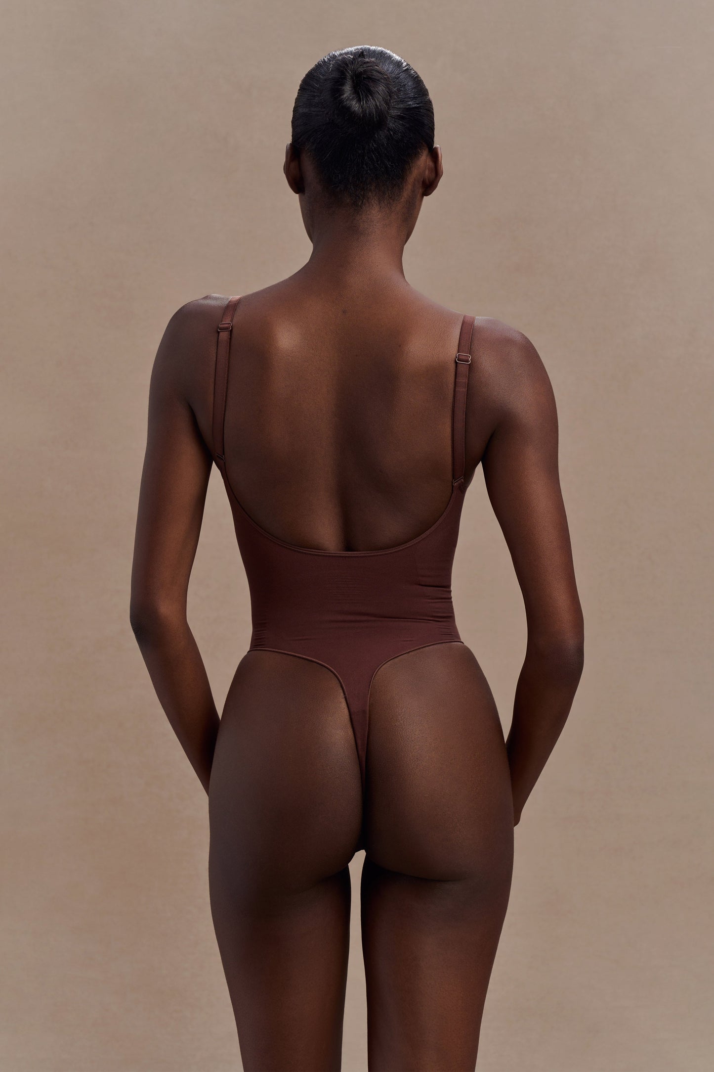 Body gainant sans dos Alyssa - Espresso