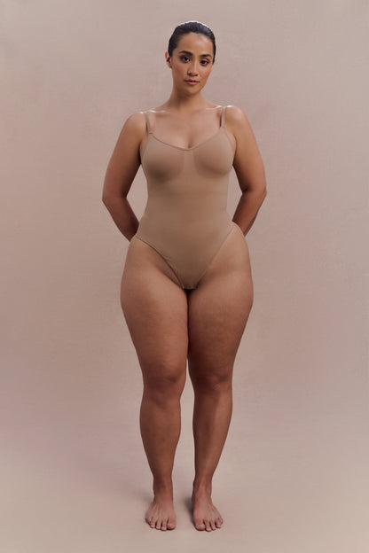Body gainant sans dos Alyssa - Latte