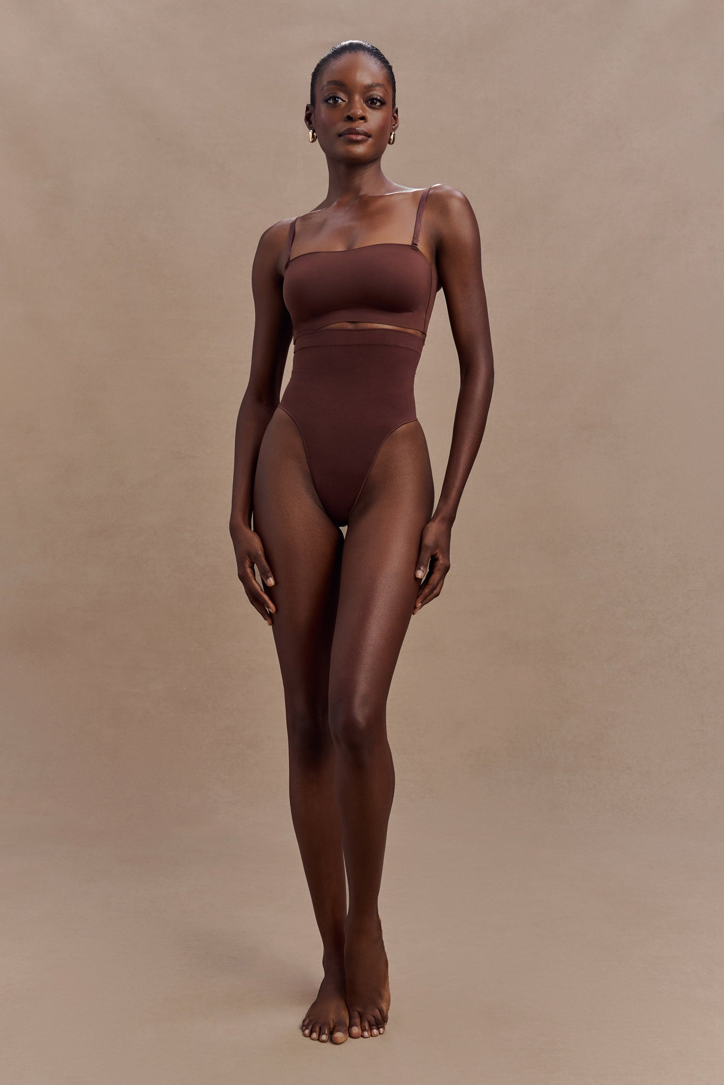 Joanna Soutien-Gorge Gainant Sans Bretelles - Espresso