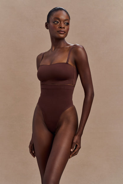 Joanna Soutien-Gorge Gainant Sans Bretelles - Espresso