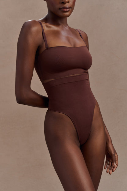 Joanna Soutien-Gorge Gainant Sans Bretelles - Espresso