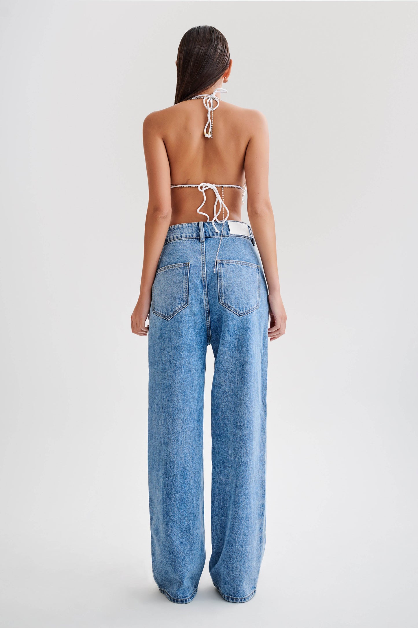 Halter Gretchen en perles - Perle