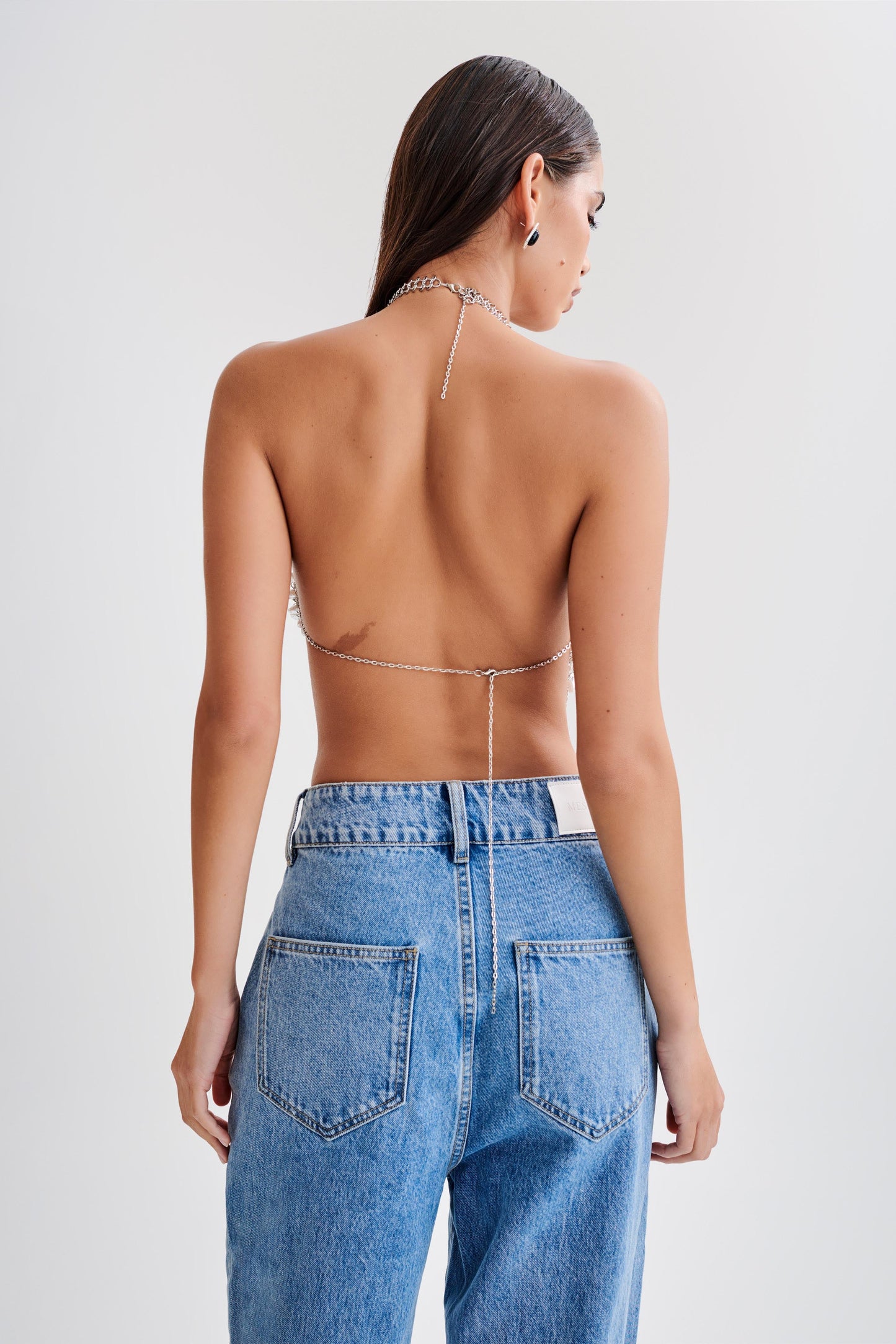 Halter Gretchen en perles - Perle