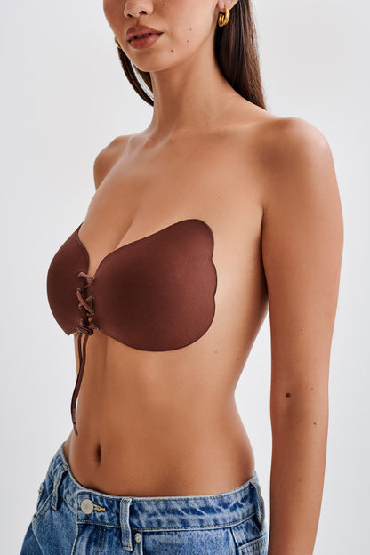 Stick It! Soutien-gorge adhésif sans bretelles - Marron