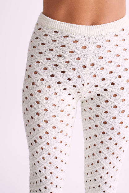 Pantalon crochet Santana - Ivoire