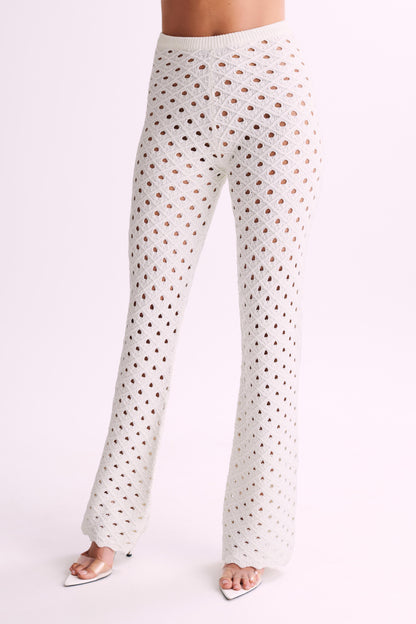 Pantalon crochet Santana - Ivoire