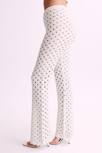 Pantalon crochet Santana - Ivoire