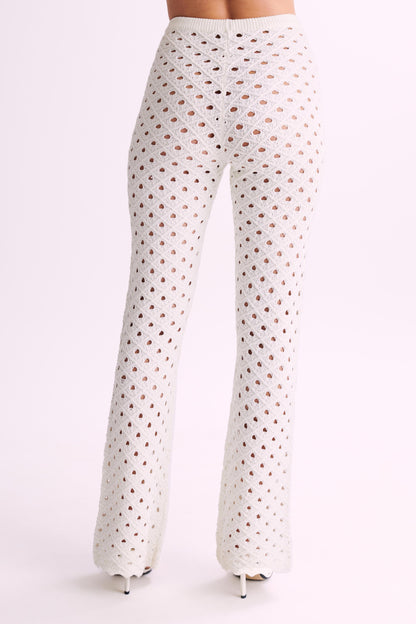 Pantalon crochet Santana - Ivoire