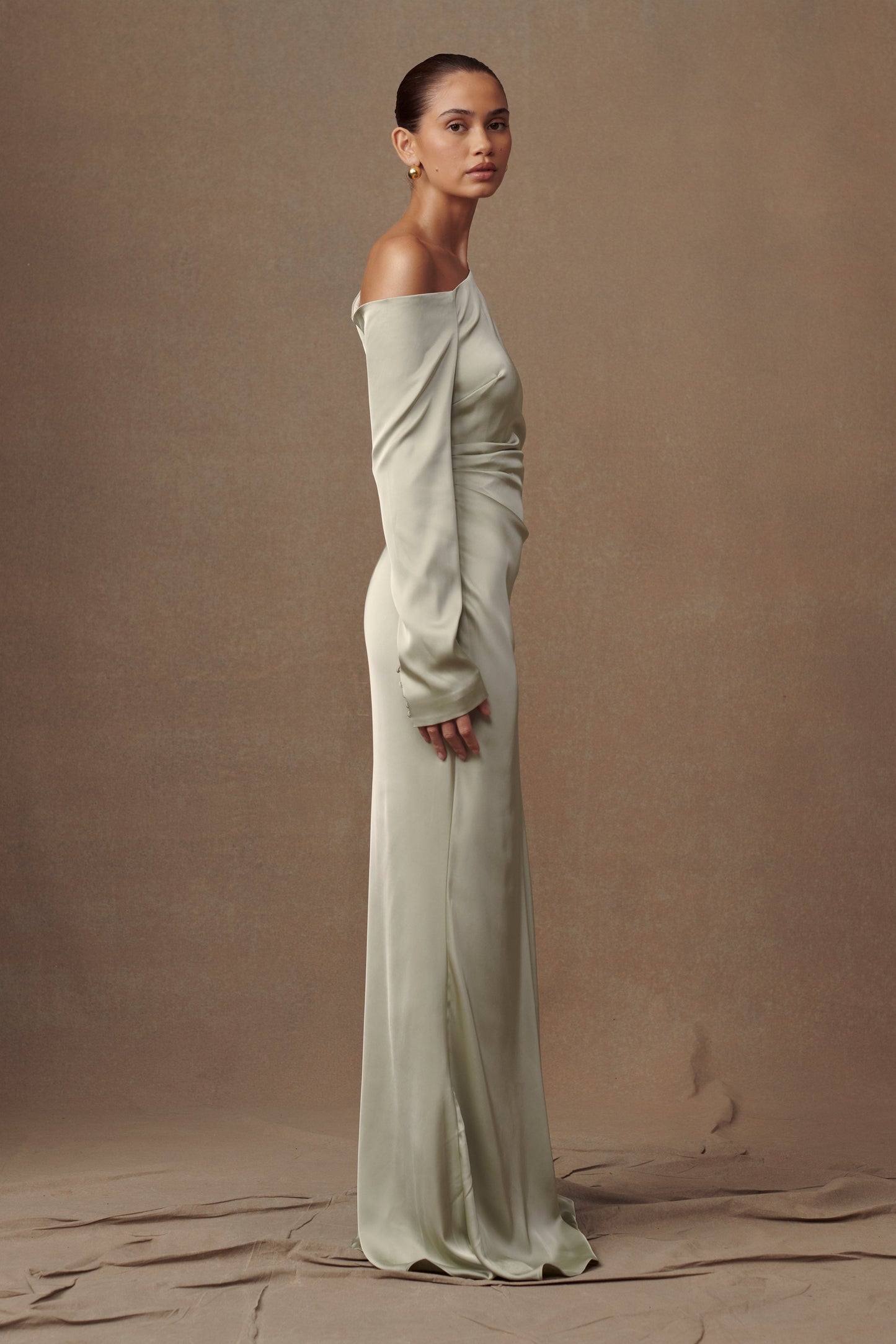 Robe Maxi à Manches Longues Avery - Sève