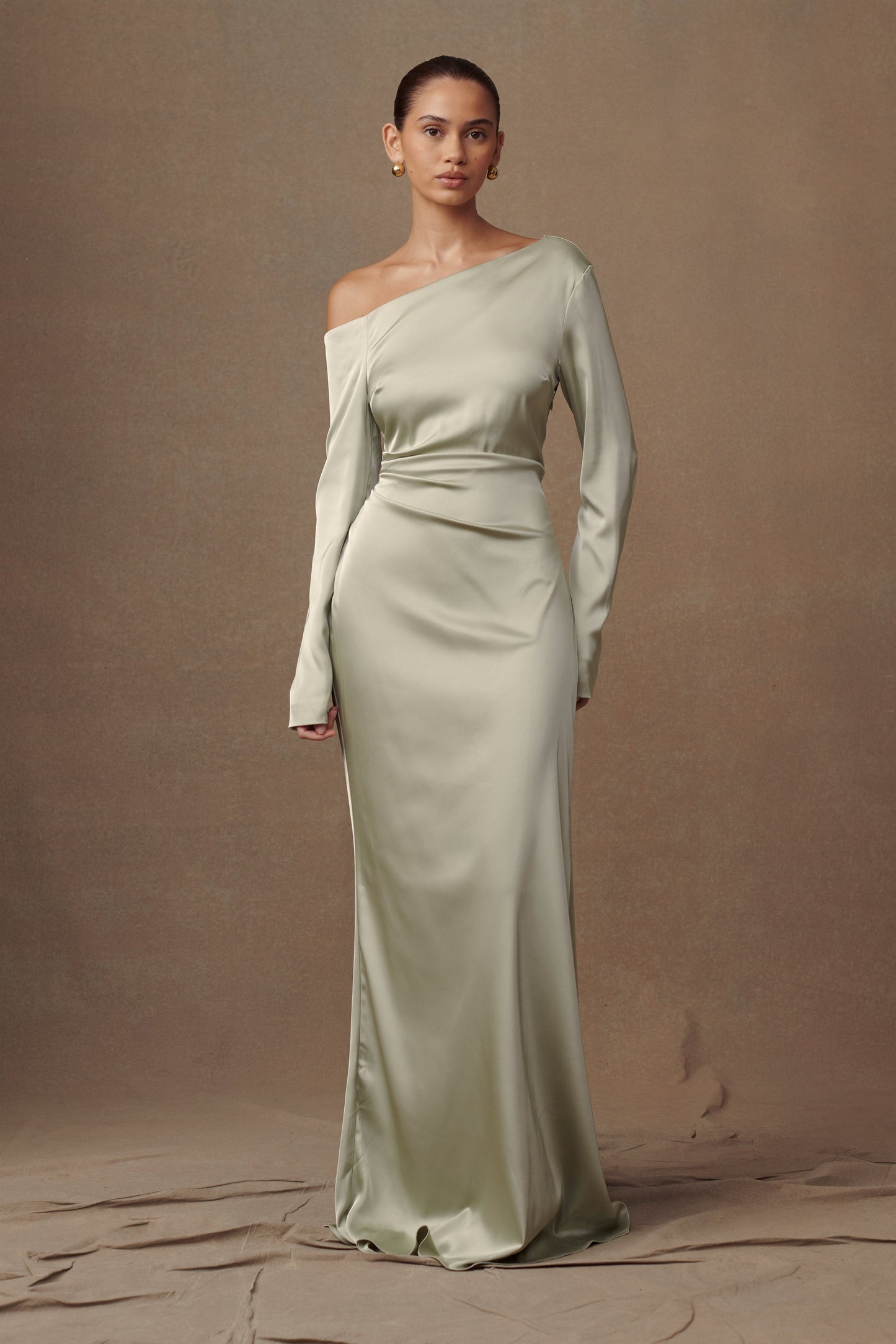 Robe Maxi à Manches Longues Avery - Sève