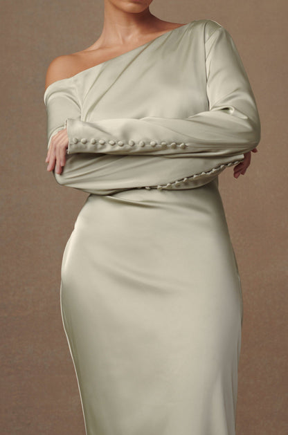 Robe Maxi à Manches Longues Avery - Sève