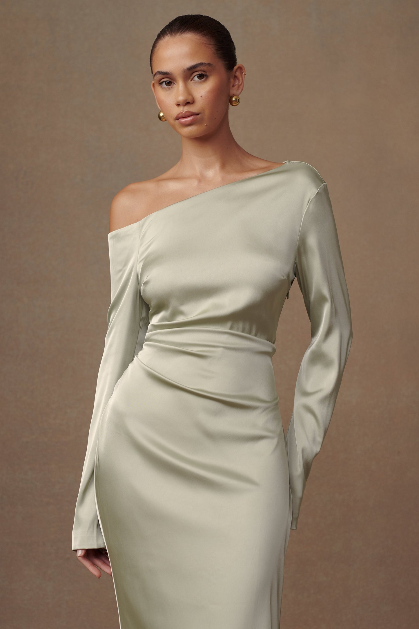 Robe Maxi à Manches Longues Avery - Sève